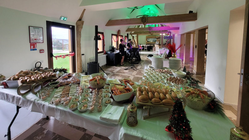 Repas de noël pour une entreprise proche de Rouen