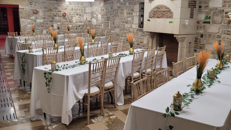 Intérieur du manoir pour départ à la retraite 