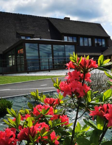 la véranda et Le Manoir Néo Normand 